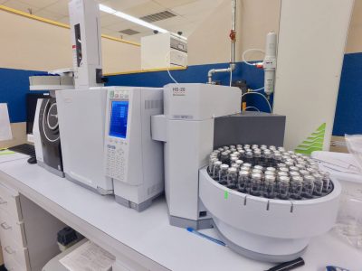 samples in centrifuge ready for testing terpene profiles