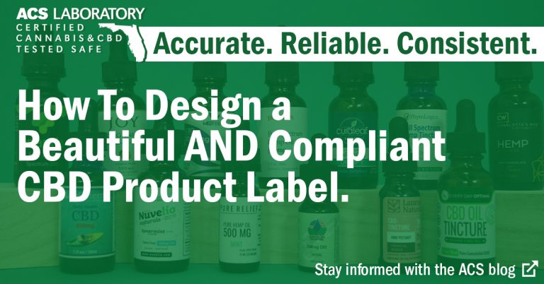 designing a compliant cbd label