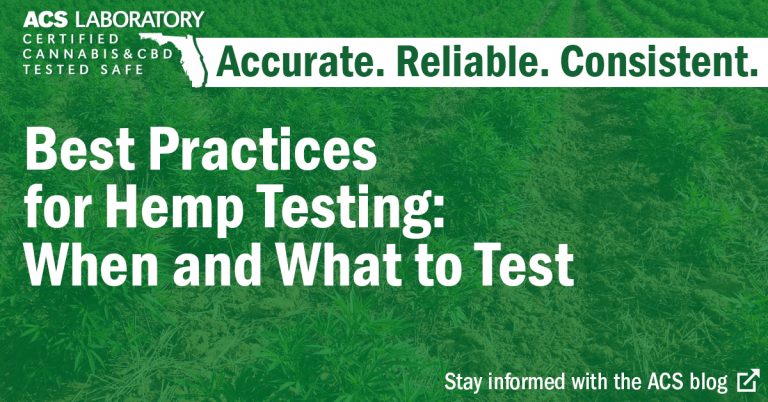 Hemp Testing Timeline