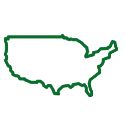 united states map icon