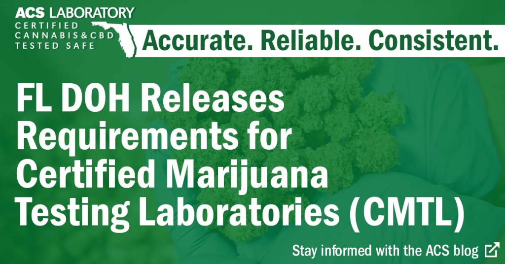 florida doh requirements for cannabis labs