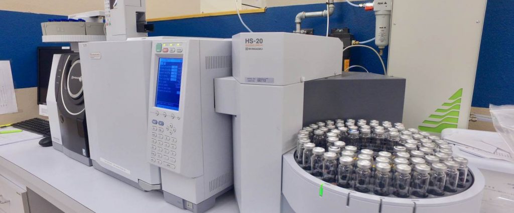 ACS-Lab-Photo-4-terpene-testing samples in centrifuge ready for testing terpene profiles