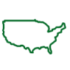 united states map icon